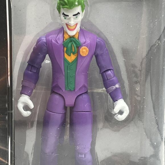 DC Comics Joker The Caped Crusader 4" Action Figure 1st Editions Spin Master - Picture 2 of 11